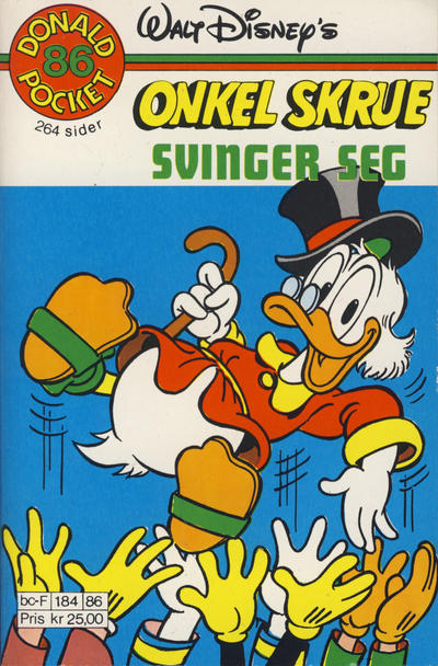 Cover for Donald Pocket (Hjemmet / Egmont, 1968 series) #86 - Onkel Skrue svinger seg [1. opplag]