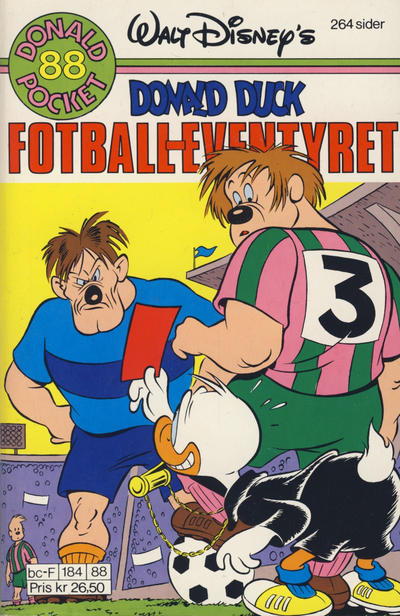 Cover for Donald Pocket (Hjemmet / Egmont, 1968 series) #88 - Donald Duck Fotball-eventyret [1. opplag]