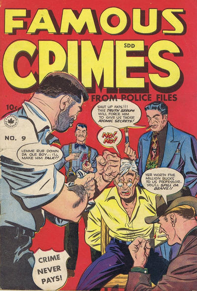 Cover for Famous Crimes (Superior, 1949 series) #9