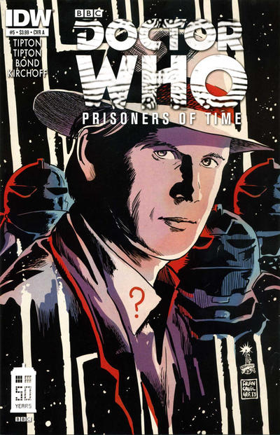 Cover for Doctor Who: Prisoners of Time (IDW, 2013 series) #5 [Cover A - Francesco Francavilla]