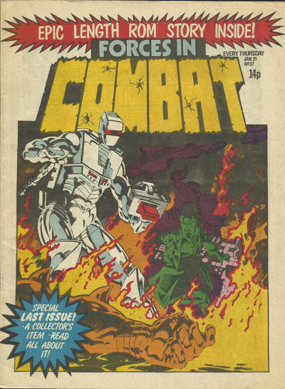 Cover for Forces in Combat (Marvel UK, 1980 series) #37