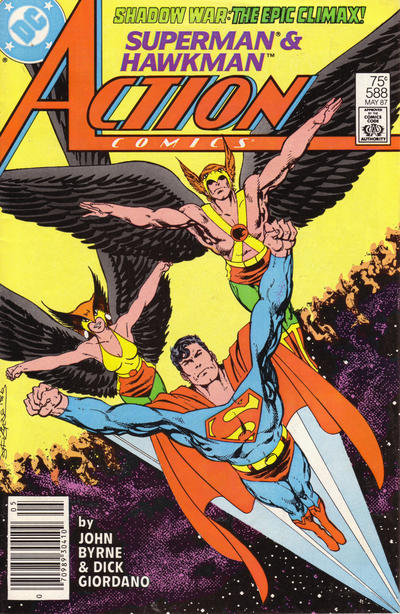 Cover for Action Comics (DC, 1938 series) #588 [Newsstand]