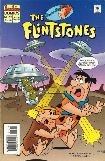 Cover for The Flintstones (Archie, 1995 series) #12 [Direct Edition]