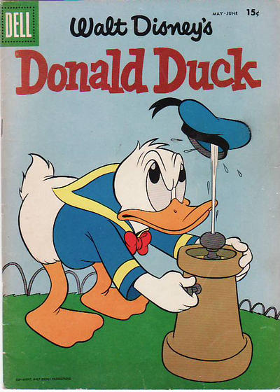 Cover for Walt Disney's Donald Duck (Dell, 1952 series) #59 [15¢]