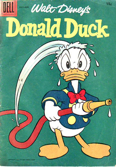 Cover for Walt Disney's Donald Duck (Dell, 1952 series) #60 [15¢]