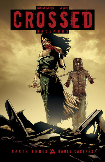 Cover for Crossed Badlands (Avatar Press, 2012 series) #26 [Torture Variant Cover by Jacen Burrows]