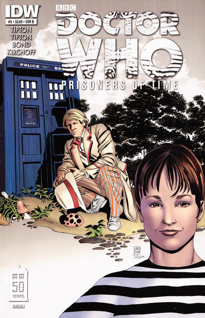 Cover for Doctor Who: Prisoners of Time (IDW, 2013 series) #5 [Cover B - Dave Sim]