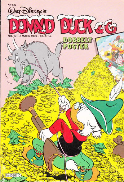 Cover for Donald Duck & Co (Hjemmet / Egmont, 1948 series) #10/1989
