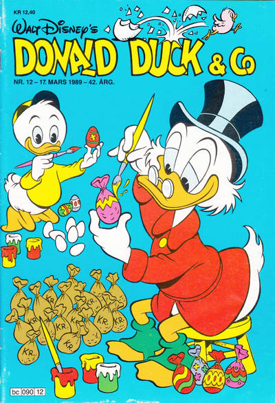 Cover for Donald Duck & Co (Hjemmet / Egmont, 1948 series) #12/1989