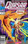 Cover for Quasar (Marvel, 1989 series) #11 [Newsstand]