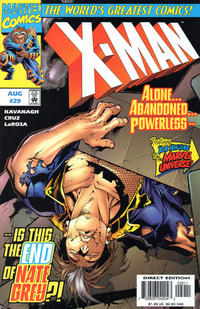 Cover for X-Man (Marvel, 1995 series) #29 [Direct Edition]