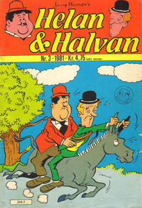 Cover Thumbnail for Helan & Halvan [Helan og Halvan] (Atlantic Forlag, 1978 series) #3/1981