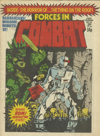 Cover for Forces in Combat (Marvel UK, 1980 series) #33