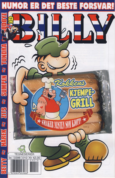 Cover for Billy (Hjemmet / Egmont, 1998 series) #10/2013