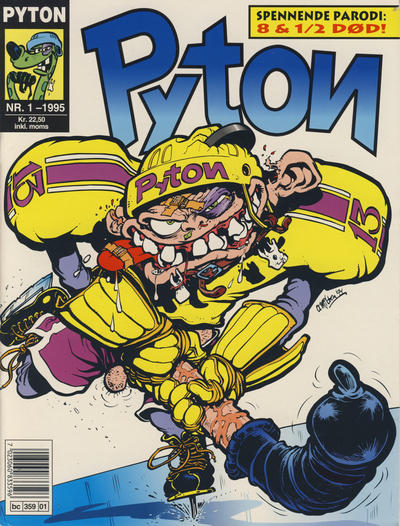 Cover for Pyton (Bladkompaniet / Schibsted, 1988 series) #1/1995