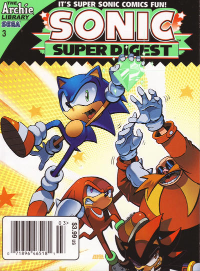 Cover for Sonic Super Digest (Archie, 2012 series) #3 [Newsstand]