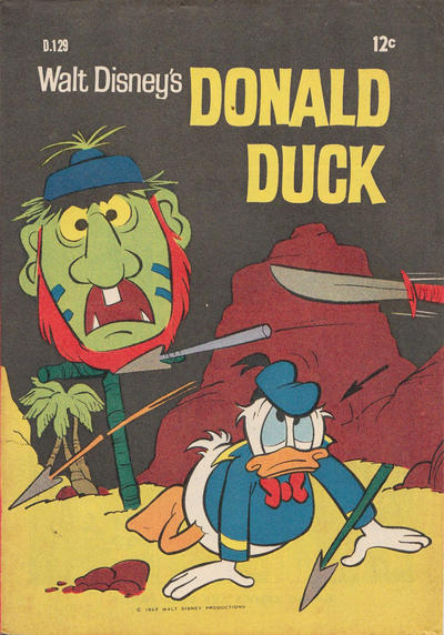 Cover for Walt Disney's Donald Duck (W. G. Publications; Wogan Publications, 1954 series) #129