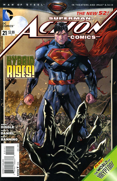 Cover for Action Comics (DC, 2011 series) #21 [Direct Sales]