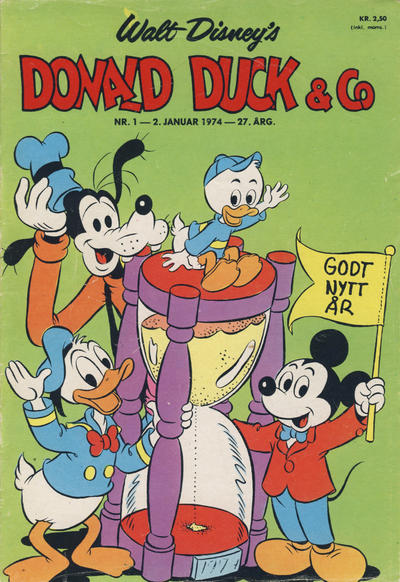 Cover for Donald Duck & Co (Hjemmet / Egmont, 1948 series) #1/1974