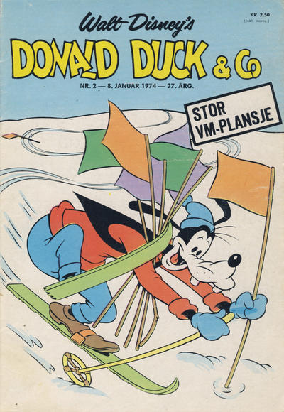 Cover for Donald Duck & Co (Hjemmet / Egmont, 1948 series) #2/1974