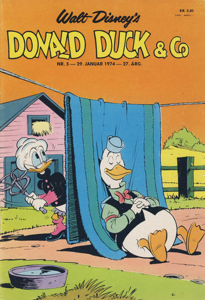 Cover for Donald Duck & Co (Hjemmet / Egmont, 1948 series) #5/1974