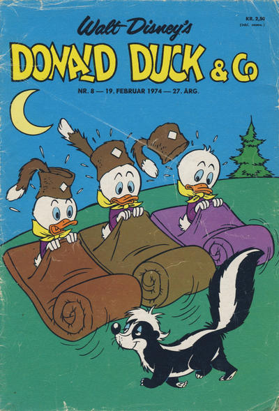Cover for Donald Duck & Co (Hjemmet / Egmont, 1948 series) #8/1974