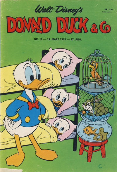 Cover for Donald Duck & Co (Hjemmet / Egmont, 1948 series) #12/1974