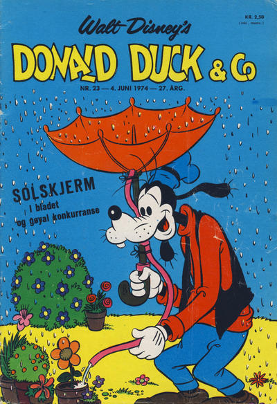 Cover for Donald Duck & Co (Hjemmet / Egmont, 1948 series) #23/1974