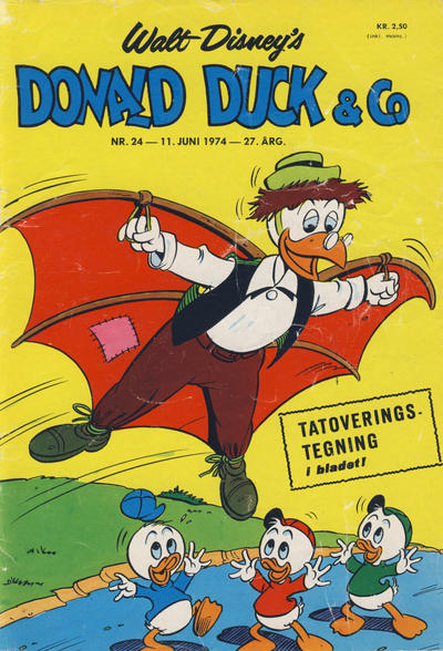 Cover for Donald Duck & Co (Hjemmet / Egmont, 1948 series) #24/1974