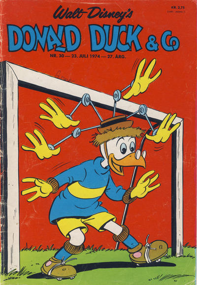 Cover for Donald Duck & Co (Hjemmet / Egmont, 1948 series) #30/1974