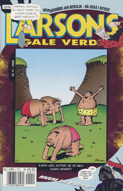 Cover for Larsons gale verden (Bladkompaniet / Schibsted, 1992 series) #11/2002