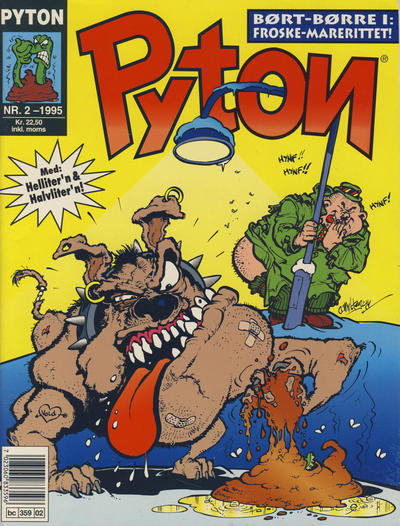 Cover for Pyton (Bladkompaniet / Schibsted, 1988 series) #2/1995