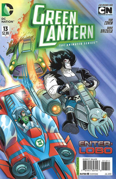 Cover for Green Lantern: The Animated Series (DC, 2012 series) #13 [Direct Sales]