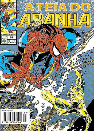 Cover for A Teia do Aranha (Editora Abril, 1989 series) #57