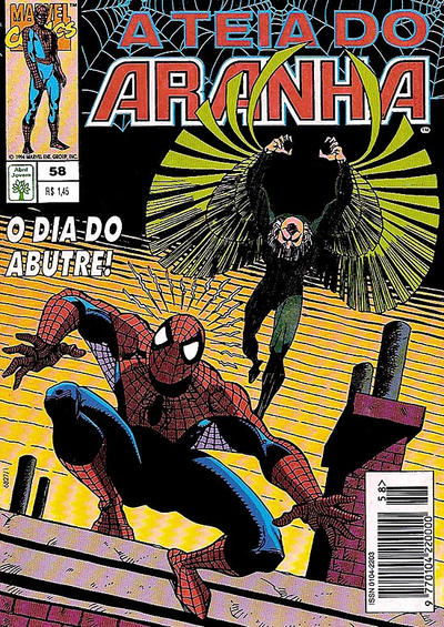 Cover for A Teia do Aranha (Editora Abril, 1989 series) #58