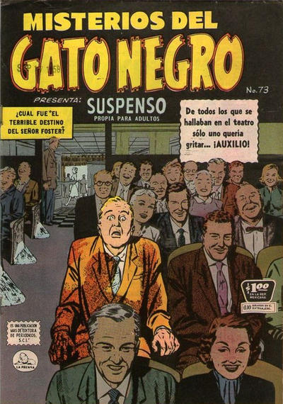 Cover for Misterios del Gato Negro (Editora de Periódicos, S. C. L. "La Prensa", 1953 series) #73