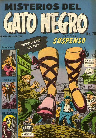 Cover for Misterios del Gato Negro (Editora de Periódicos, S. C. L. "La Prensa", 1953 series) #76