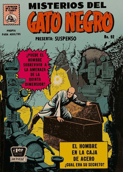 Cover for Misterios del Gato Negro (Editora de Periódicos, S. C. L. "La Prensa", 1953 series) #92