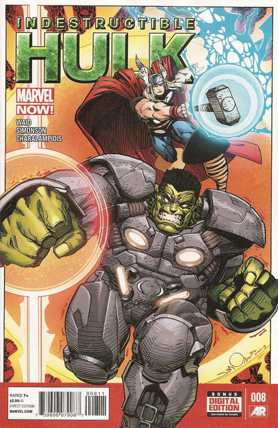Cover for Indestructible Hulk (Marvel, 2013 series) #8 [Newsstand]