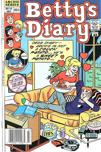 Cover for Betty's Diary (Archie, 1986 series) #18 [Canadian]