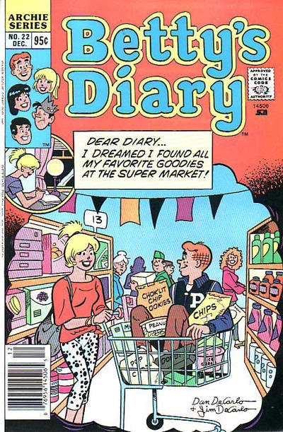 Cover for Betty's Diary (Archie, 1986 series) #22 [Canadian]