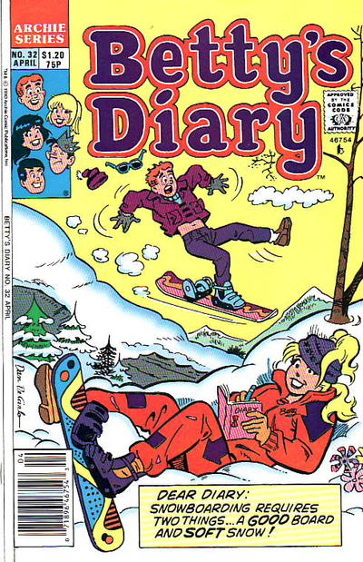 Cover for Betty's Diary (Archie, 1986 series) #32 [Canadian]