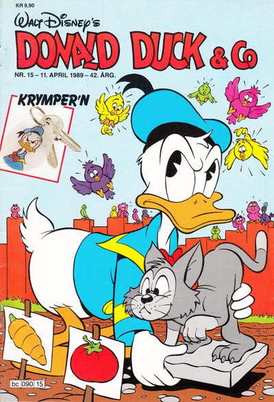 Cover for Donald Duck & Co (Hjemmet / Egmont, 1948 series) #15/1989