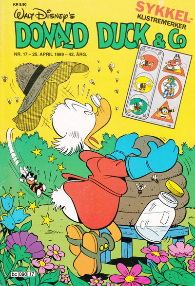 Cover for Donald Duck & Co (Hjemmet / Egmont, 1948 series) #17/1989