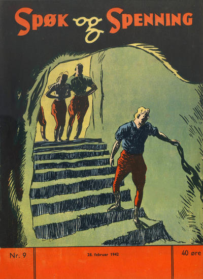 Cover for Spøk og Spenning (Magasinet For Alle, 1941 series) #9/1942