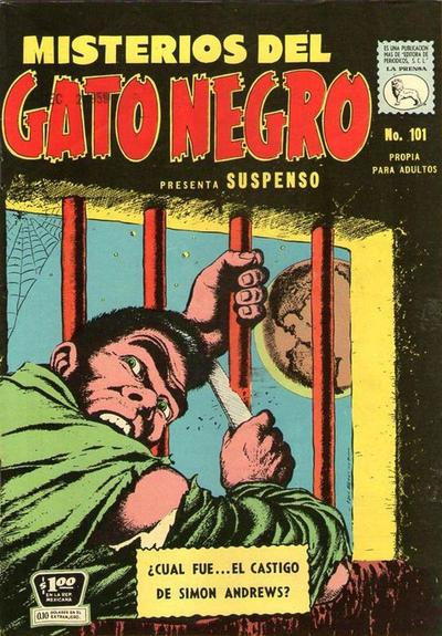 Cover for Misterios del Gato Negro (Editora de Periódicos, S. C. L. "La Prensa", 1953 series) #101