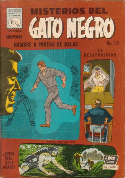 Cover for Misterios del Gato Negro (Editora de Periódicos, S. C. L. "La Prensa", 1953 series) #112