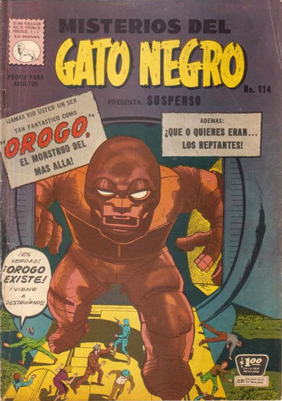 Cover for Misterios del Gato Negro (Editora de Periódicos, S. C. L. "La Prensa", 1953 series) #114