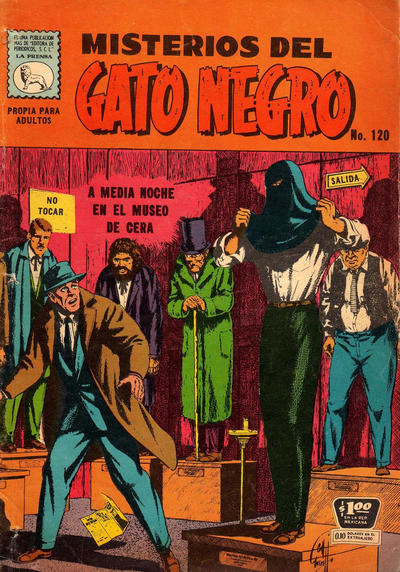 Cover for Misterios del Gato Negro (Editora de Periódicos, S. C. L. "La Prensa", 1953 series) #120