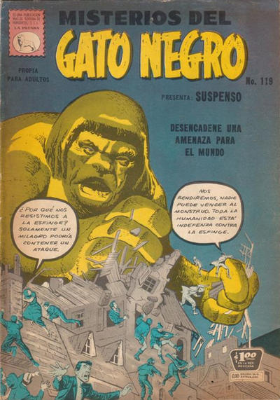 Cover for Misterios del Gato Negro (Editora de Periódicos, S. C. L. "La Prensa", 1953 series) #119